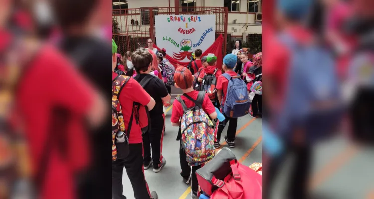 'Dia do Cabelo Maluco' dá início à festividades no Sagrada Família