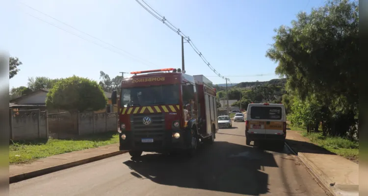 Incêndio na Rua Bernardino de Campos. 