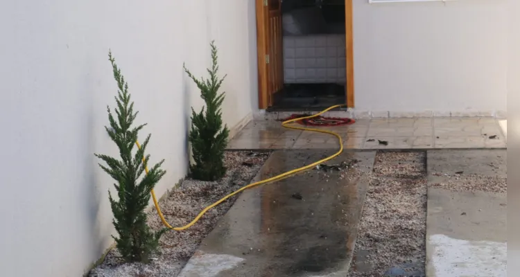Incêndio na Rua Bernardino de Campos. 