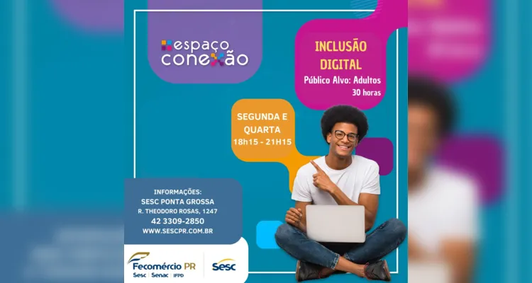 Sesc oferece cursos de formação em tecnologia