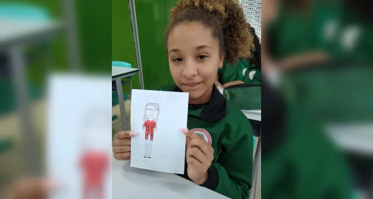 Alunos de Jaguariaíva realizam homenagem ao Dia do Professor