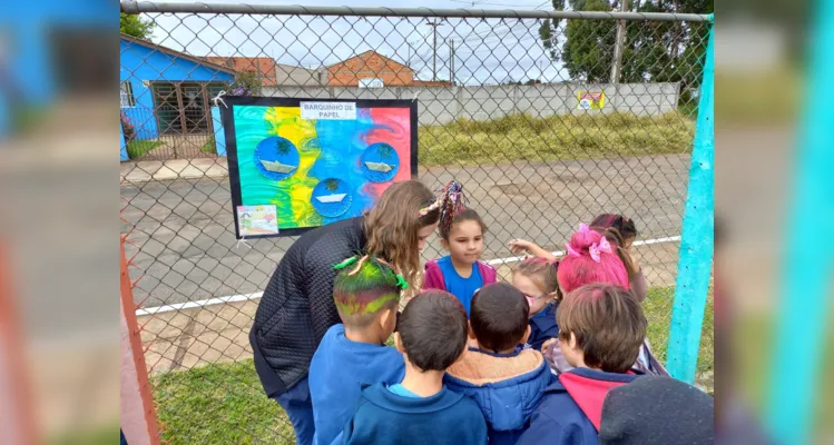 Alunos participaram de atividades lúdicas, recreativas e culturais durante toda a semana em Ponta Grossa