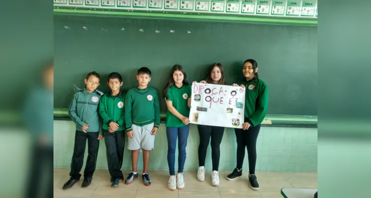 Campanha antidrogas mobiliza alunos em Jaguariaíva