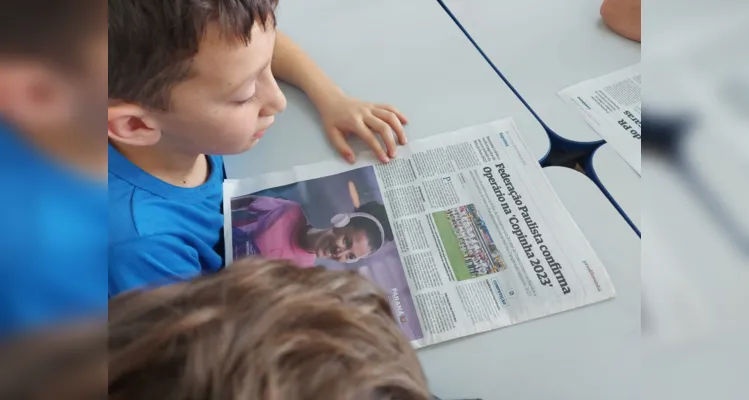 Alunos de PG destacam notícia do JM sobre ações contra a covid