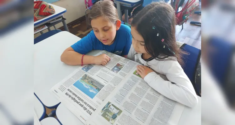 Alunos de PG destacam notícia do JM sobre ações contra a covid