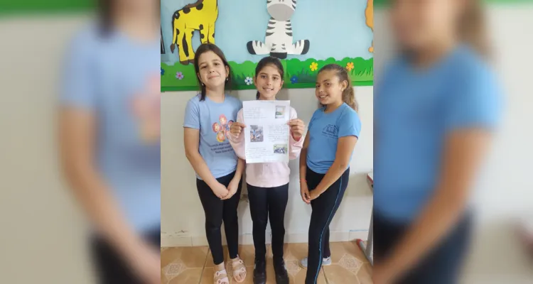 Turma de Ipiranga cria seu próprio jornal em sala