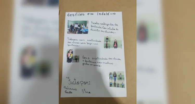 Turma de Ipiranga cria seu próprio jornal em sala