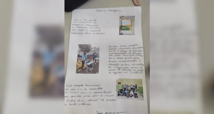 Turma de Ipiranga cria seu próprio jornal em sala