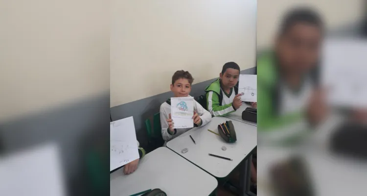 'Pequenos escritores' se destacam em dinâmica de Imbaú