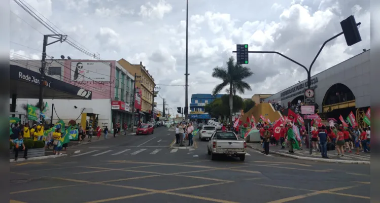 Atos das campanhas acabaram se encontrado na região central da cidade