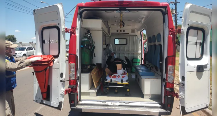 Equipes do Corpo de Bombeiros e Polícia Militar estiveram no local