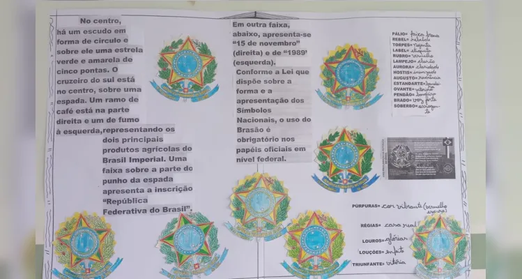 Alunos de Imbituva exercitam vocabulário em atividade prática