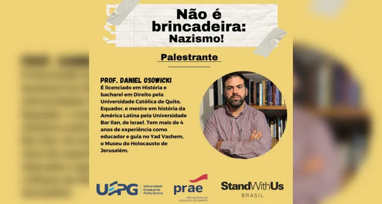 Esse é o primeiro de uma série de eventos que serão promovidos pela PRAE, visando o enfrentamento dos mais diversos tipos de preconceito