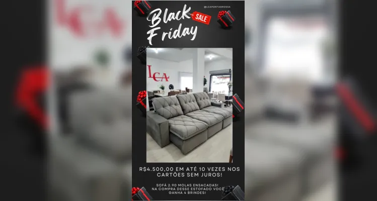 LCA promove 'novembro black' com diversas promoções