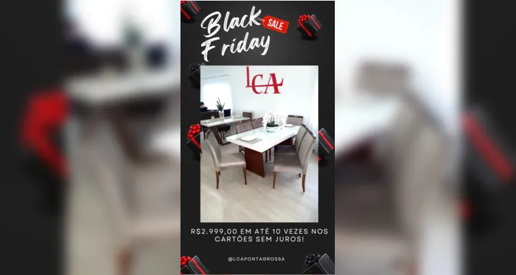 LCA promove 'novembro black' com diversas promoções