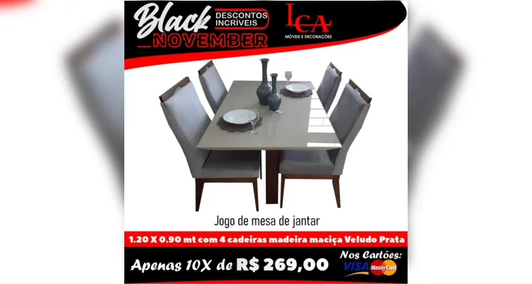 LCA promove 'novembro black' com diversas promoções