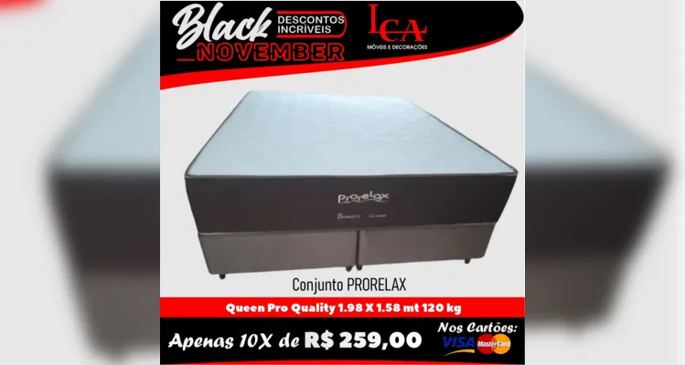 LCA promove 'novembro black' com diversas promoções