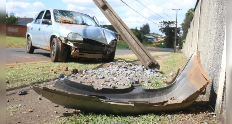 Motorista do Chevrolet Crosa teria dormido ao volante e perdido o controle do carro