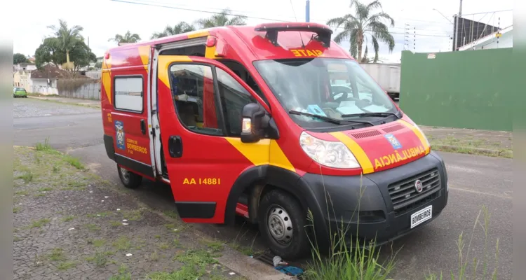 Rapaz foi socorrido pelo Corpo de Bombeiros (Siate), mas recusou encaminhamento ao hospital