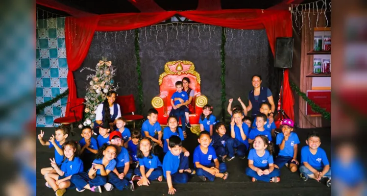 Alunos de CMEIs e escolas de PG curtem o ‘Natal Encantado’