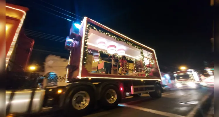 População de Ponta Grossa sentiu de perto a magia do Natal.