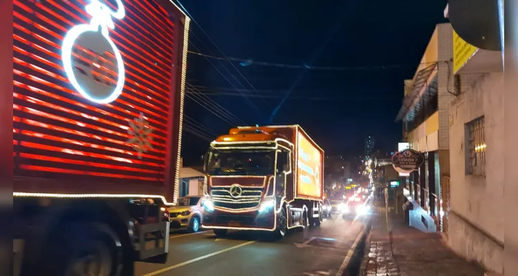 População de Ponta Grossa sentiu de perto a magia do Natal.