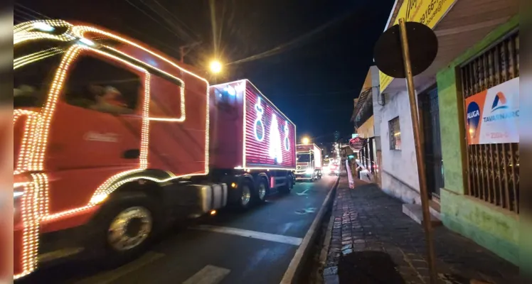 População de Ponta Grossa sentiu de perto a magia do Natal.