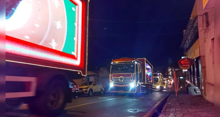 População de Ponta Grossa sentiu de perto a magia do Natal.