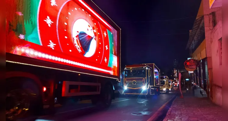 População de Ponta Grossa sentiu de perto a magia do Natal.