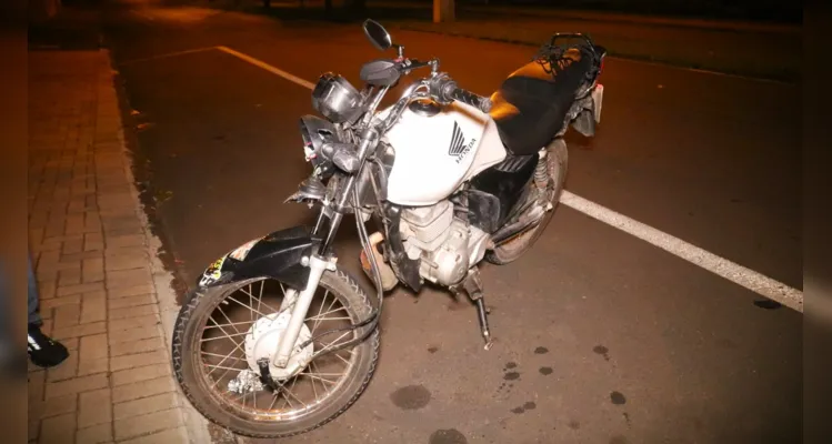 Motociclista também não tem Carteira Nacional de Habilitação (CNH). 