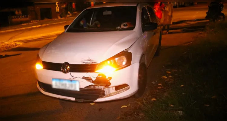 Carro seria conduzida por uma motorista de aplicativo.