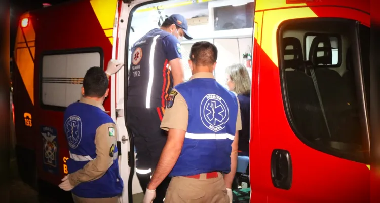 Equipes do Siate e do Samu estiveram no local da ocorrência.