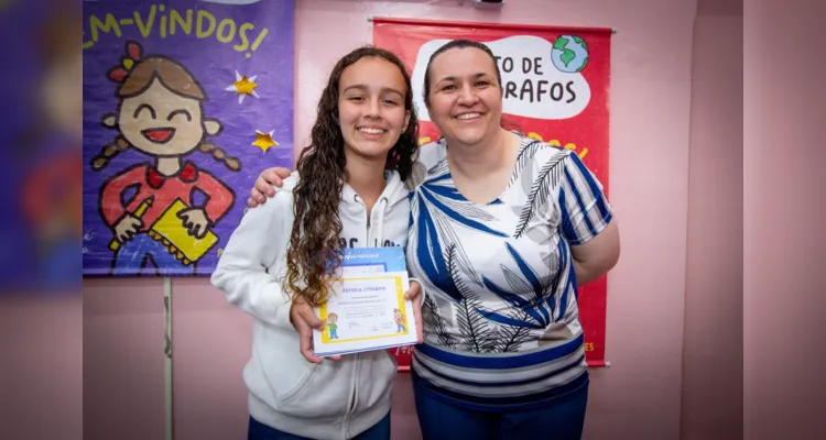 Alunos tiveram a oportunidade de escrever uma obra literária.