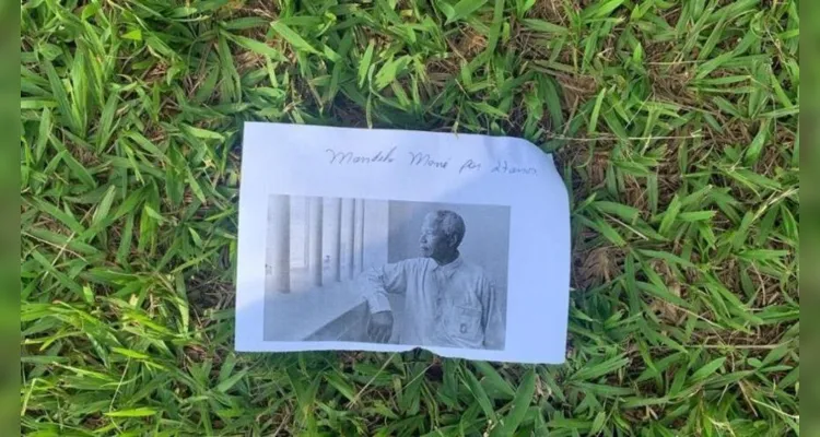 Essas fotos foram encontradas junto com o homem, ao ser socorrido. 