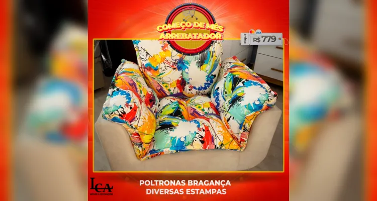 'LCA Móveis e Decorações' realiza várias promoções em PG