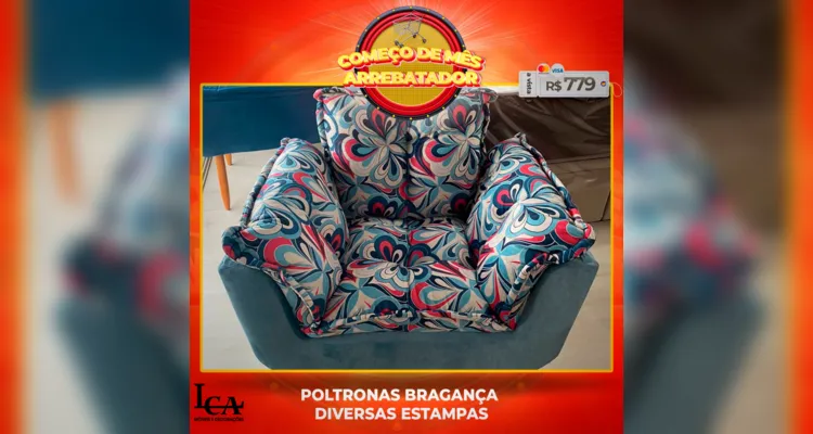 'LCA Móveis e Decorações' realiza várias promoções em PG