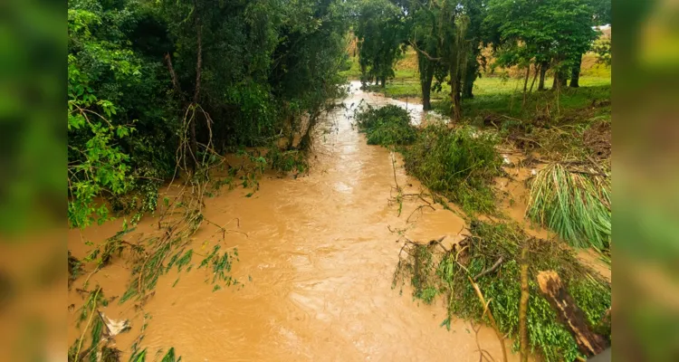 Tibagi registrou aproximadamente 200 milímetros de chuva nas últimas 24 horas