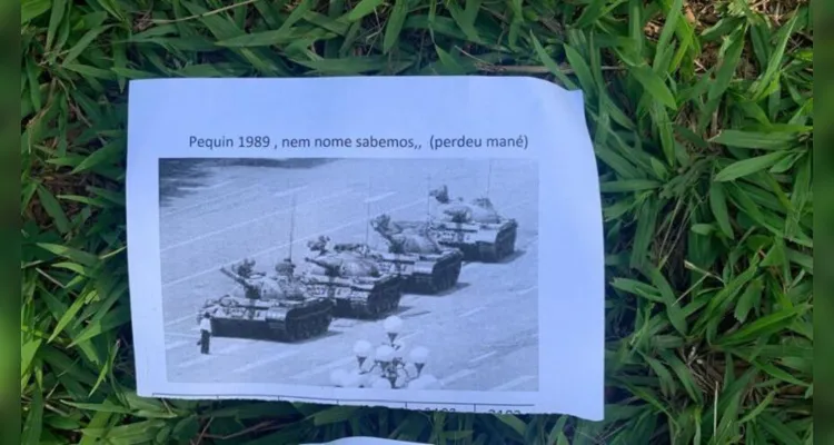 Essas fotos foram encontradas junto com o homem, ao ser socorrido. 