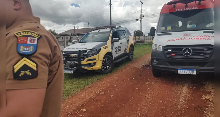 Suspeito foi preso pelos agentes da Polícia Militar (PM).