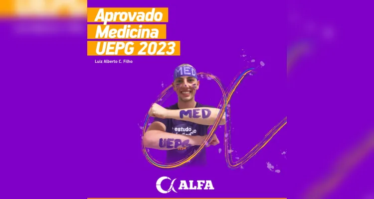 Colégio Alfa celebra aprovações no vestibular da UEPG