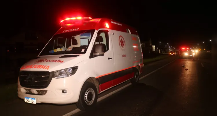 Acidente aconteceu na noite desta segunda-feira (23)