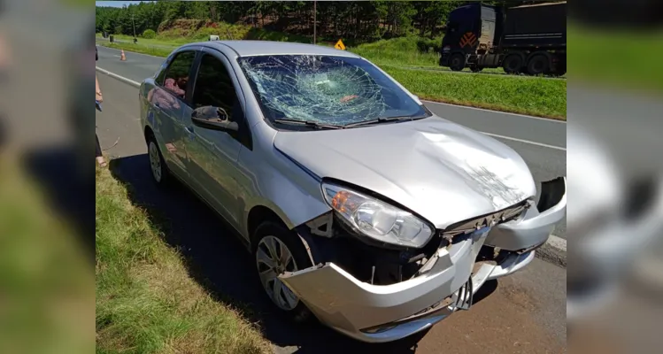 O carro e a moto tinham placas de Curitiba