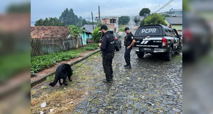 Polícia Civil prende dois homens e apreende um adolescente por tráfico de drogas em Imbituva