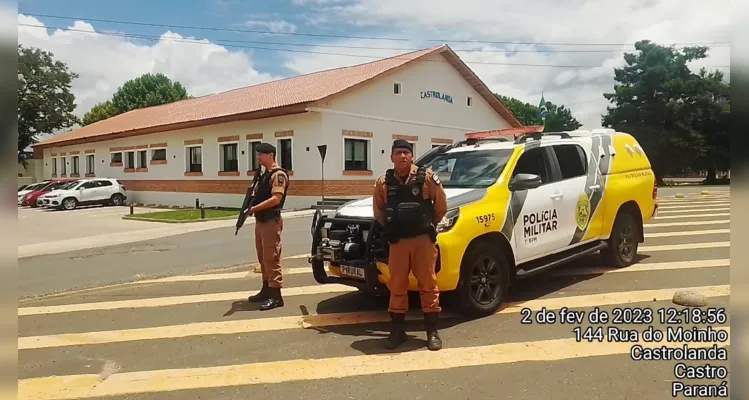 Durante a operação, o policiamento preventivo foi reforçado em Castro, Carambeí e Piraí do Sul