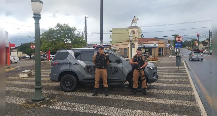Durante a operação, o policiamento preventivo foi reforçado em Castro, Carambeí e Piraí do Sul