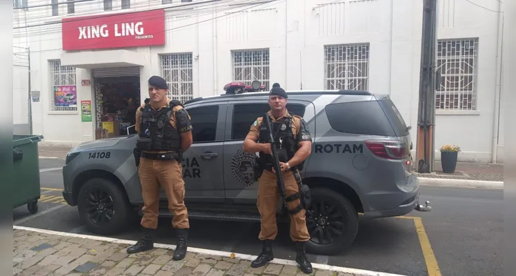 Durante a operação, o policiamento preventivo foi reforçado em Castro, Carambeí e Piraí do Sul