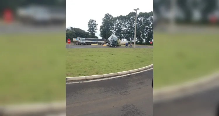 Batida foi em um dos acesso do Trevo
