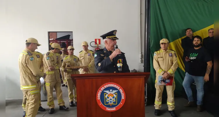 Cerimônia aconteceu nesta sexta-feira (24) no quartel do Corpo de Bombeiros