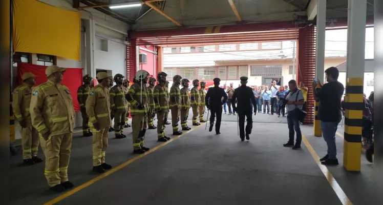 Cerimônia aconteceu nesta sexta-feira (24) no quartel do Corpo de Bombeiros