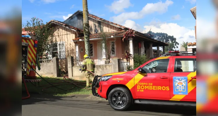 Apesar do susto, ninguém ficou ferido 